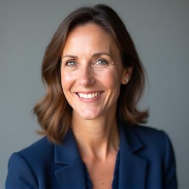 Professional headshot of Dr. Evelyn Reed, a woman with warm features and a thoughtful expression.